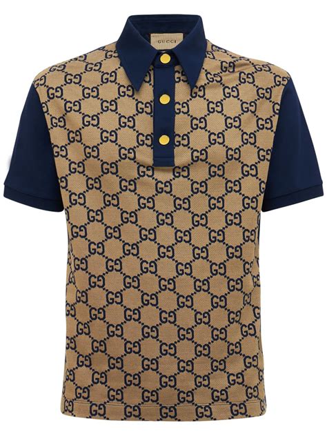 polo gucci uomo|gucci polo shirt for men.